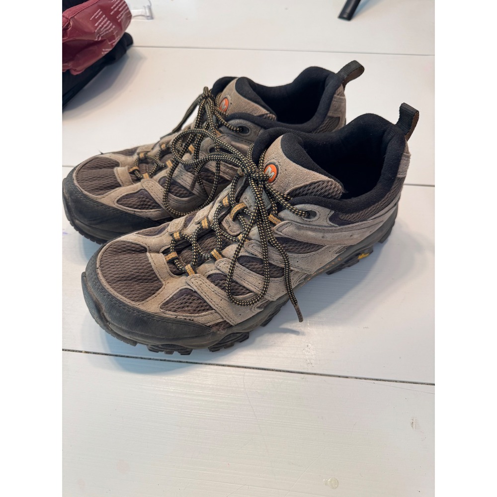 Merrell Moab 3 Hiking Shoes Mens 11 Wide Walnut Suede Vibram J035893W